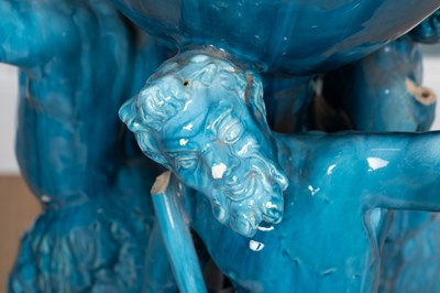 Lot 372 - An Art Nouveau majolica jardinière by Jérôme Massier