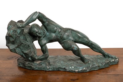 Lot 274 - A statue of Sisyphus