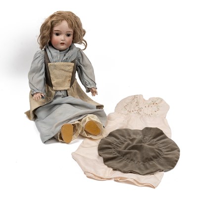 Lot 238 - An early 20th century Kestner bisque-headed doll