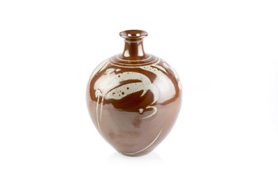 Lot 727 - Derek Clarkson (b.1928) Vase with wax-resist...