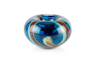 Lot 800 - Peter Layton (b.1937) Roll top vase Cascade...