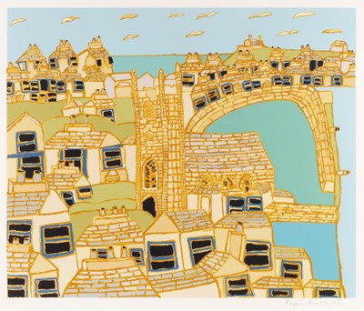 Lot 83 - Bryan Pearce (1929-2006) St Ives from Fernlea...