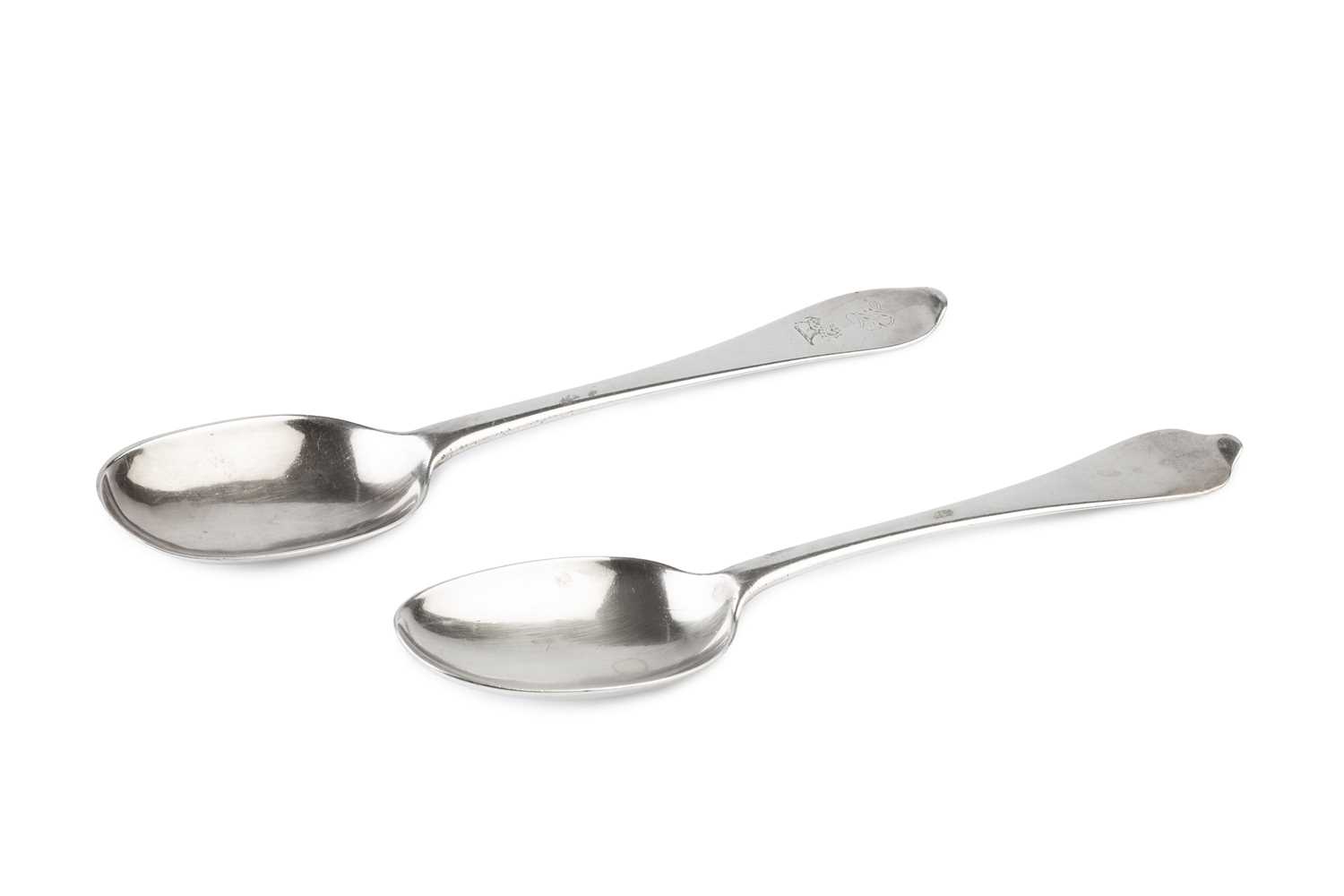 Lot 458 - Two William III Britannia standard silver...