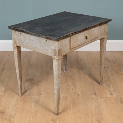 Lot 43 - A Scandinavian painted side table