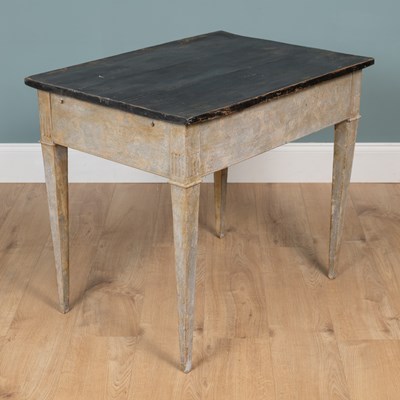 Lot 43 - A Scandinavian painted side table