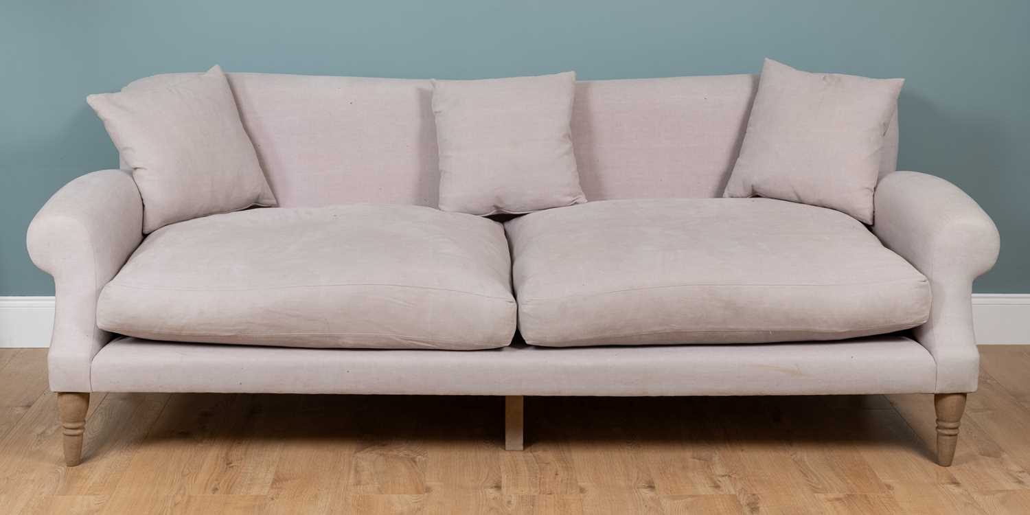 Lot 4 - A large contemporary sofa by Loaf