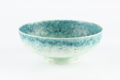 Lot 773 - Ruskin Pottery Bowl with blue and green...