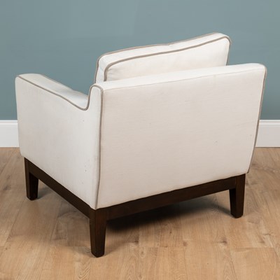 Lot 134 - An Art Deco-style sofa and a matching armchair