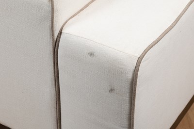 Lot 134 - An Art Deco-style sofa and a matching armchair