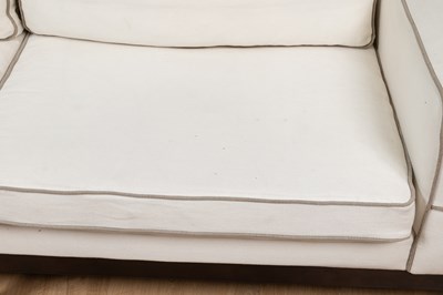 Lot 134 - An Art Deco-style sofa and a matching armchair