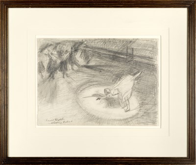 Lot Laura Knight (1877-1950) Skating Ballet signed...