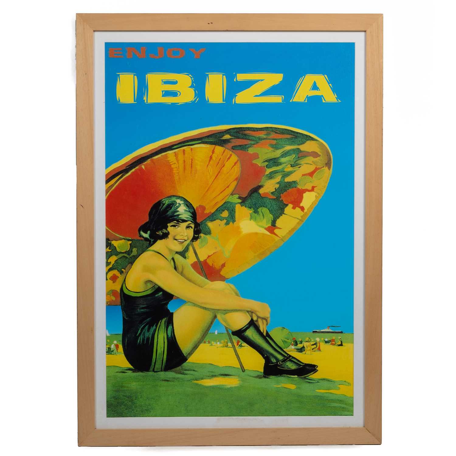 Lot 172 - A decorative reproduction of an 'Enjoy Ibiza' poster