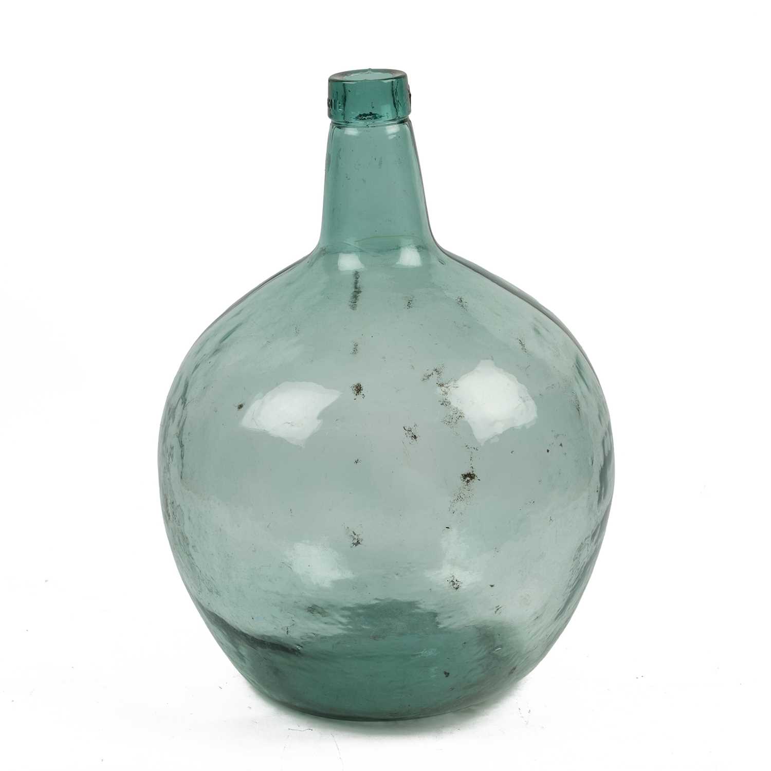 Lot 327 - A large glass carboy