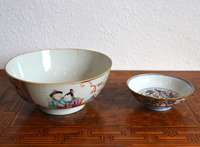 Lot 98 - Mandarin porcelain bowl Chinese, 18th Century...