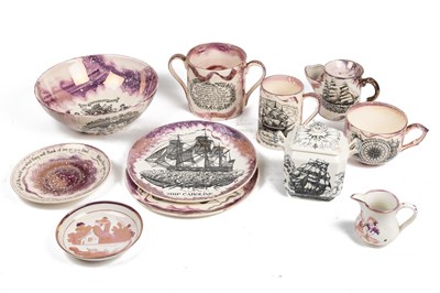 Lot 337 - A collection of 20th century Sunderland lustreware