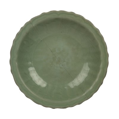 Lot 131 - Celadon dish Longquan, China, Ming Dynasty...