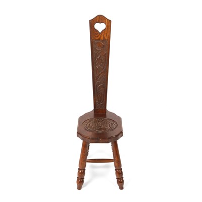 Lot 860 - Don 'Foxman' Craven Spinning chair oak with...