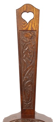 Lot 860 - Don 'Foxman' Craven Spinning chair oak with...