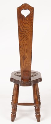 Lot 860 - Don 'Foxman' Craven Spinning chair oak with...