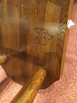 Lot 860 - Don 'Foxman' Craven Spinning chair oak with...