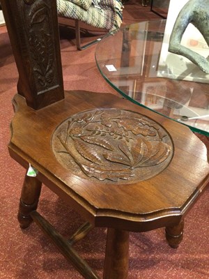 Lot 860 - Don 'Foxman' Craven Spinning chair oak with...