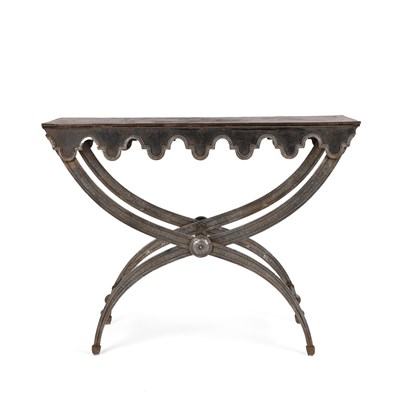 Lot 885 - Manner of Maison Jansen Console table, circa...