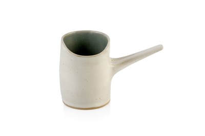 Lot 620 - Lucie Rie (1902-1995) Pourer white glaze to...