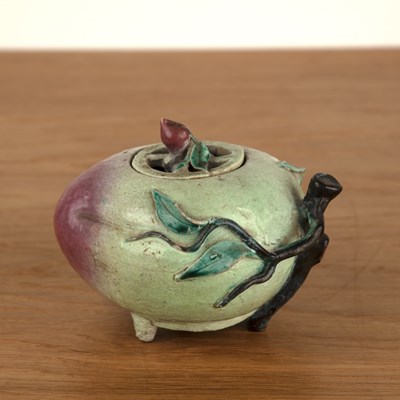 Lot 92 - Peach censer Chinese, 19th/early 20th Century...