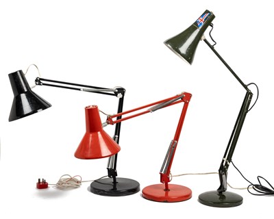 Lot 329 - A group of three various Anglepoise table lamps