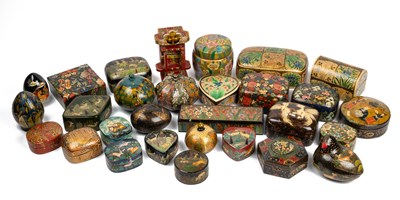 Lot 234 - A collection of Kashmiri boxes