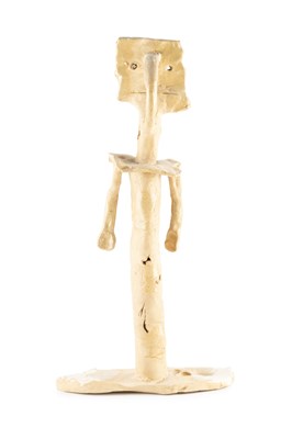 Lot 516 - Bryan Illsley (1937-2024) Tall figure ceramic,...