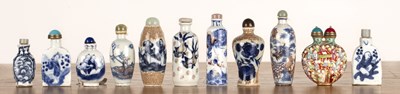 Lot 239 - Group of porcelain snuff bottles Chinese,...