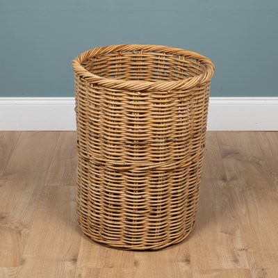 Lot 267A - A wicker log basket