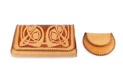 Lot 864 - Susan St Maur (b.1955) A leather clutch bag...