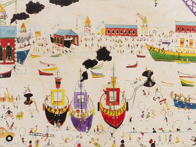 Lot 79 - Simeon Stafford (b.1956) On the Quay, 2005...