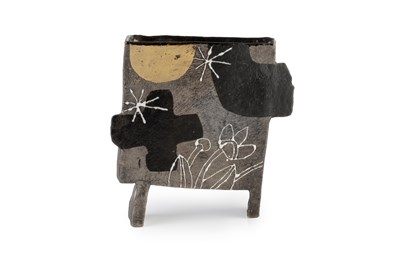 Lot 547 - John Maltby (1936-2020) Night flowers slab pot...