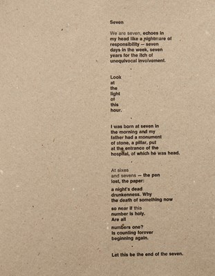 Lot 918 - Robert Indiana (1928-2018) and Robert Creeley...