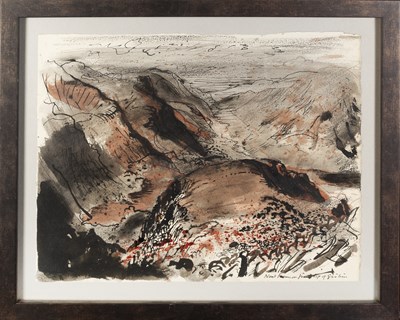 Lot 38 - John Piper (1903-1992) Nant Ffrancon Pass from...