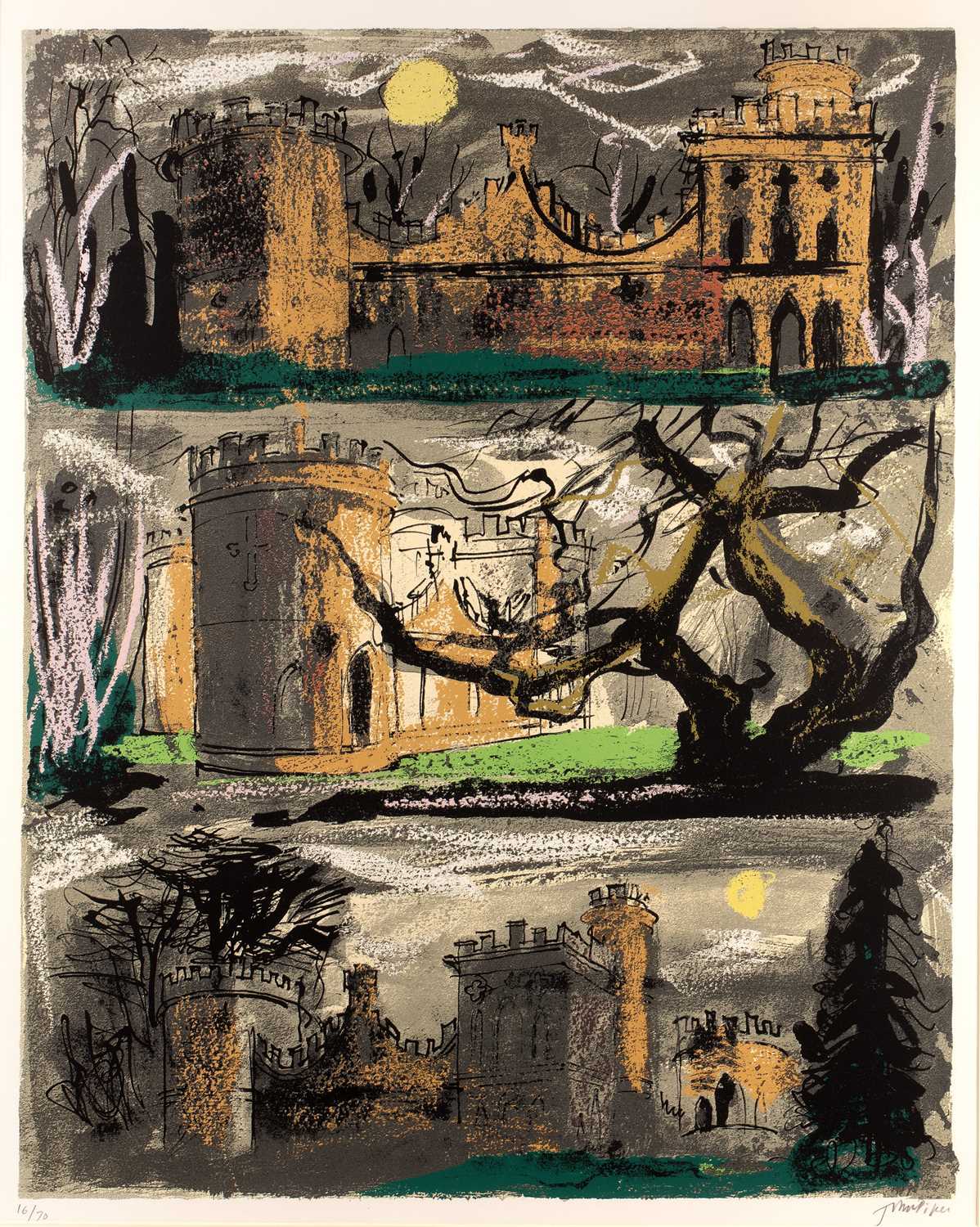 Lot 149 - John Piper (1903-1992) Clytha Castle Triptych...