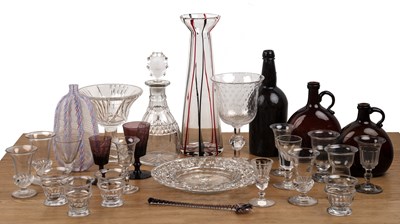Lot 379 - Group of various glassware including a set of...