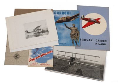 Lot 17A - A collection of Caproni Aeroplane brochures