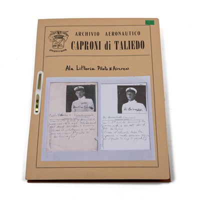 Lot 112A - Italian and Ala Littoria pilots and aircrew