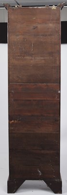 Lot 91 - A George III style mahogany tall narrow...
