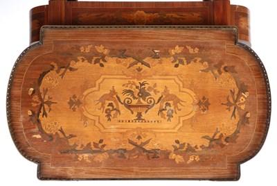 Lot 121 - An early 20th century French marquetry...