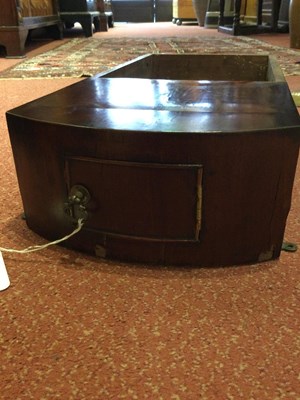 Lot 124 - A 19th century mahogany drop dial wall clock,...