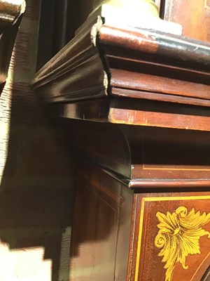 Lot 125 - A George III style mahogany and satinwood...