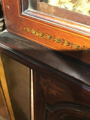 Lot 125 - A George III style mahogany and satinwood...
