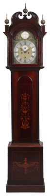 Lot 126 - A George III style mahogany longcase clock,...