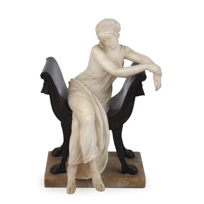 Lot 130 - Antonio Frilli (Italian 1860-1902) A seated...