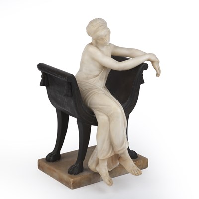 Lot 130 - Antonio Frilli (Italian 1860-1902) A seated...